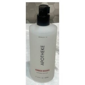 Apotheke Amber Woods plant based‎ liquid soap 10 oz lily jasmine pump 300ml
